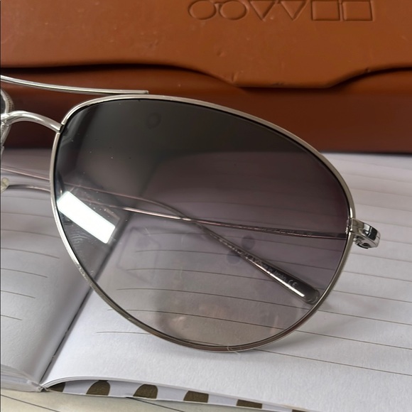 Oliver Peoples Tavener Titanium Sunglasses - Picture 3 of 9